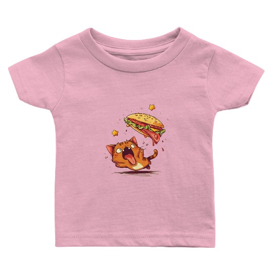 Cat and Taco A Perfectly Delicious Pair Baby T Shirts