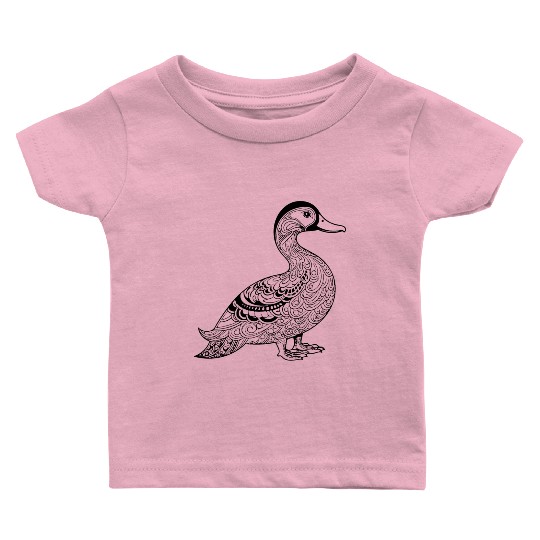 Duck Bird Nature Pond Baby T Shirts