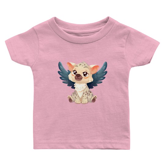 Kawaii Hyena Angel - Sweet Flight through the Baby T Shirts