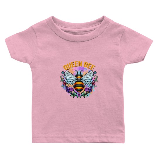 Queen Bee Gardening Baby T Shirts