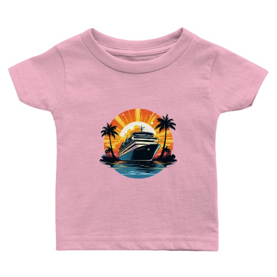 Cruise Ship, Family Vacation, cruise, travel Baby T Shirts