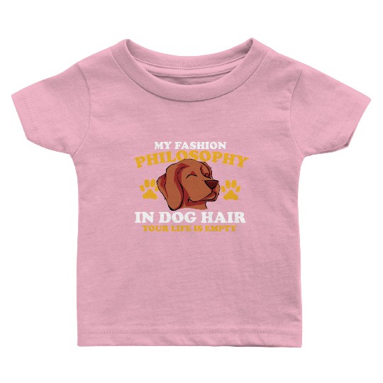 Philosophy Dog Hair Teacher Poetry Science Book Baby T Shirts