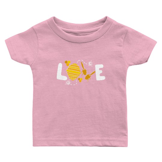 Save The Bees Bumblebee Love Bees Baby T Shirts