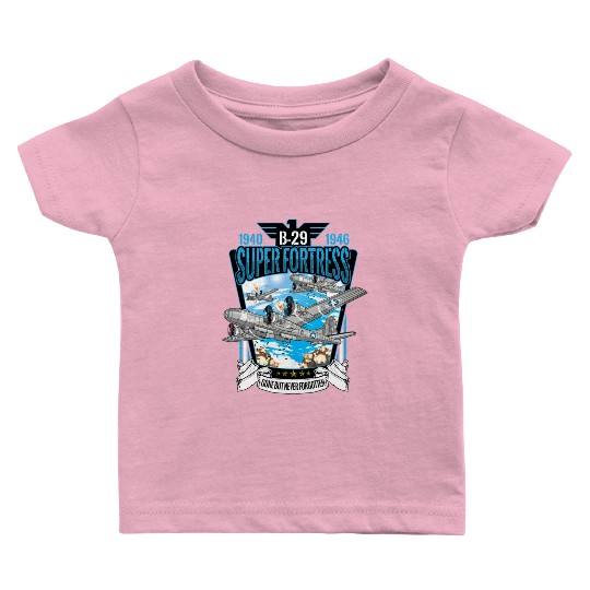 World War 2 Aircraft Wwii B-29 Superfortress Bombe Baby T Shirts