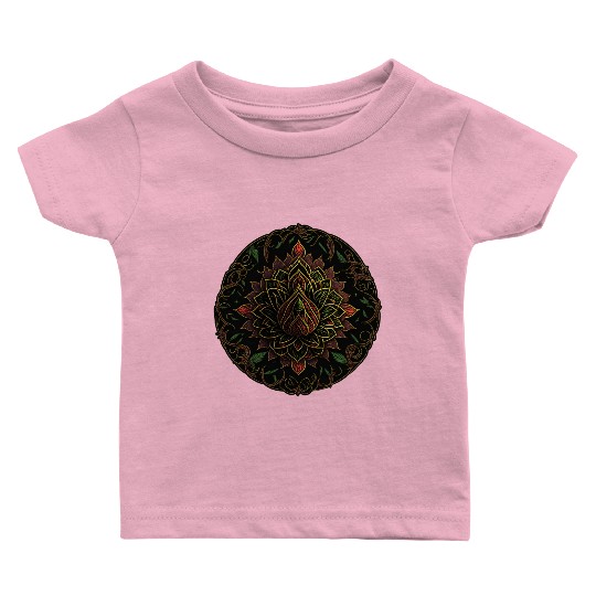One Drop Mandala Baby T Shirts