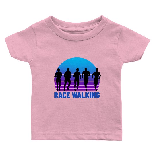 Race walking Baby T Shirts