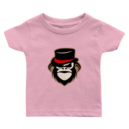 Black Monkey Baby T Shirts