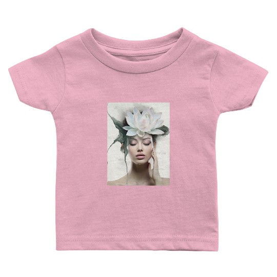 Lotus girl Baby T Shirts