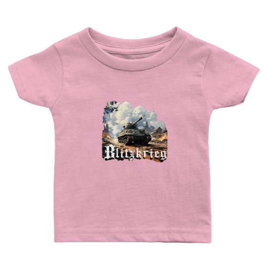 World War 2 Blitzkrieg Baby T Shirts