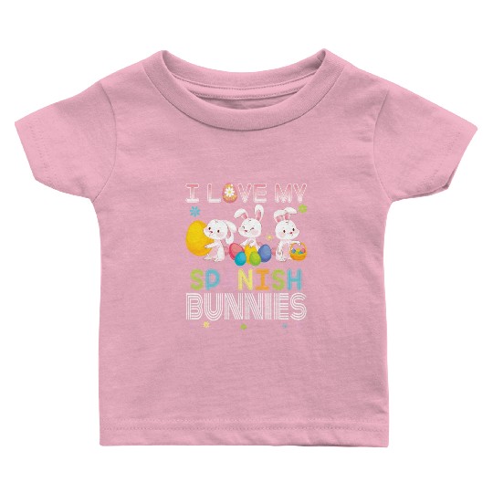 Color Flower Easter Eggs Happy Me I Love My Baby T Shirts