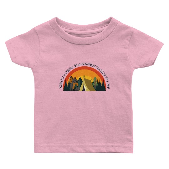 There's a world of adventure waiting for you Baby T Shirts