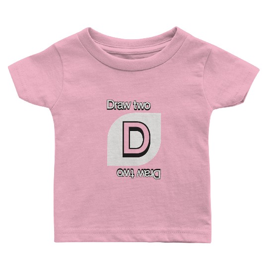 Uno Draw Two Card Baby T Shirts