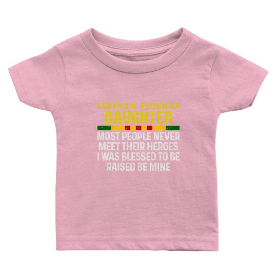US Army Vietnam Veteran Daughter Baby T Shirts