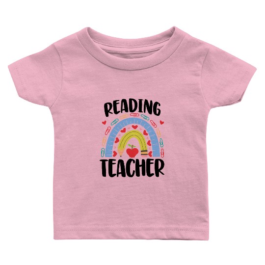 Reading Teacher Baby T Shirts