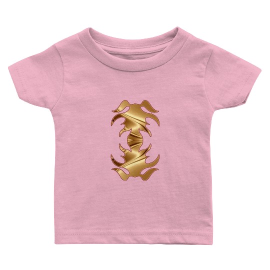 golden retriever heart Baby T Shirts