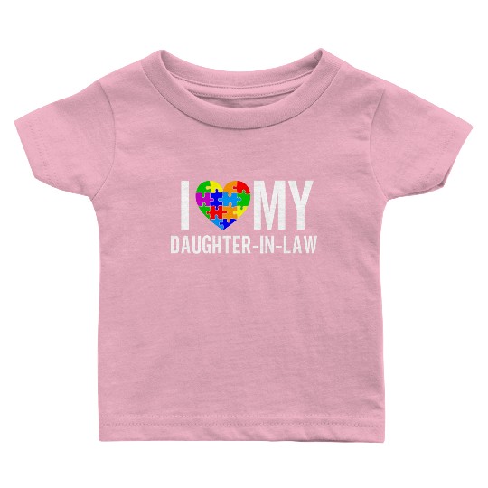 I Love My Daughter-In-Law Baby T Shirts