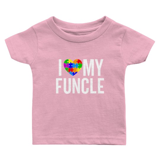 I Love My Funcle Baby T Shirts