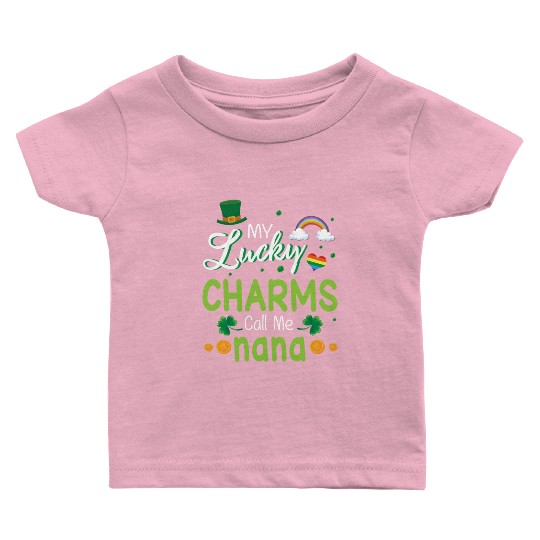My Lucky Charms Call Me Nana Happy Saint Patrick Baby T Shirts