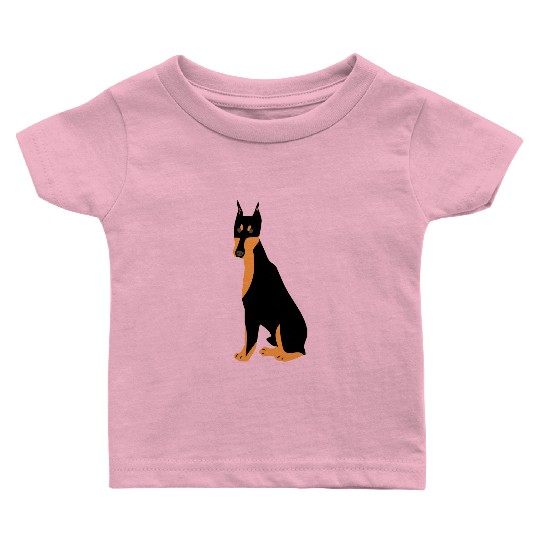 Doberman dog Baby T Shirts