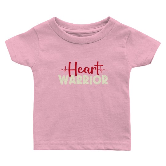 Heart Warrior Baby T Shirts-Heart Surgery Gift-Survivor