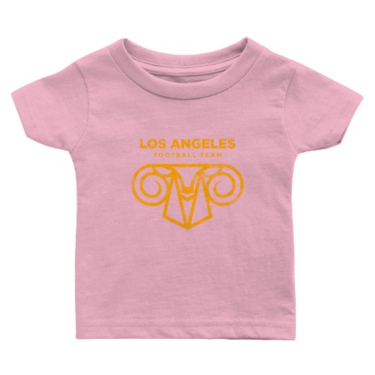 Cool Modern Rams Logo Los Angeles Sunday Football Baby T Shirts