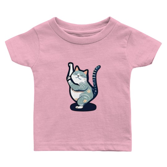 Yoga Cat: A Design for Cat Lovers and Yogis Alike Baby T Shirts