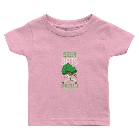 Broccoli Martial Arts Karate MMA Boxing Kicks Baby T Shirts