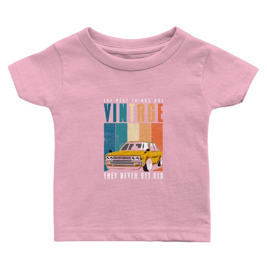 Classic Car Classic Old School Classic Baby T Shirts