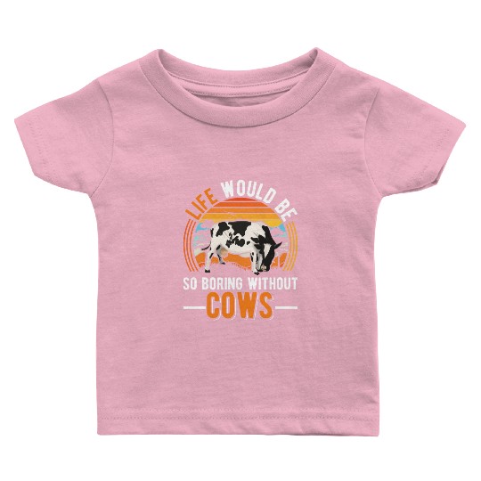 Cow Cattle Breeder Land, Farmer Cows Baby T Shirts