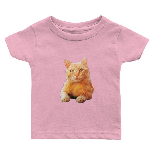 Orange Cat Baby T Shirts