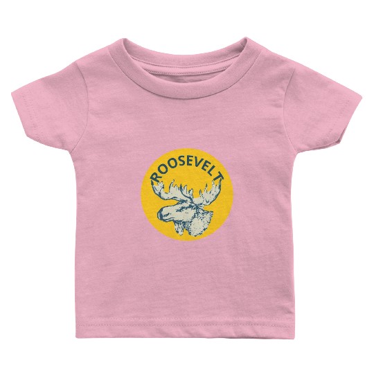 Teddy Roosevelt Bull Moose Py Baby T Shirts