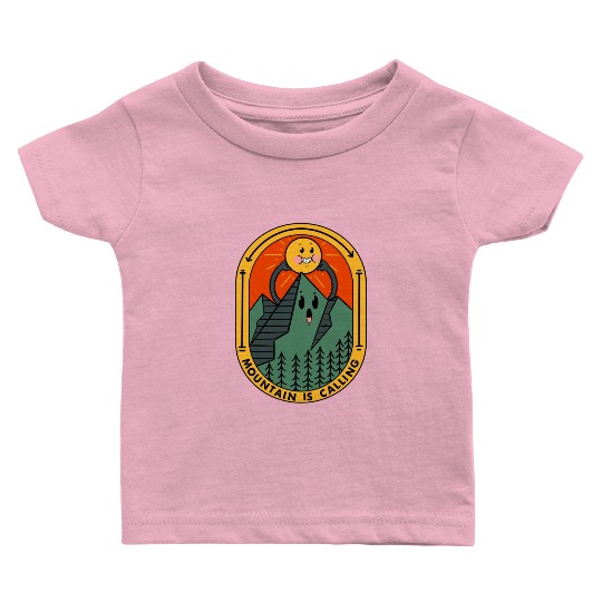 Mountain Is Calling Baby T Shirts