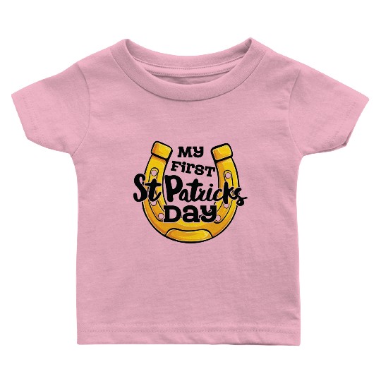 My First Saint Patricks Day Horseshoe Baby T Shirts