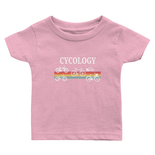 Cycology Funny Psychology Cyclist Bike Pun Baby T Shirts