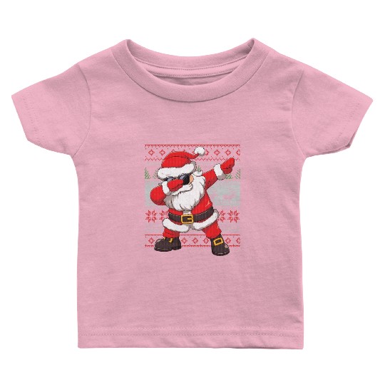 Dabbing Santa Funn Ugly Baby T Shirts