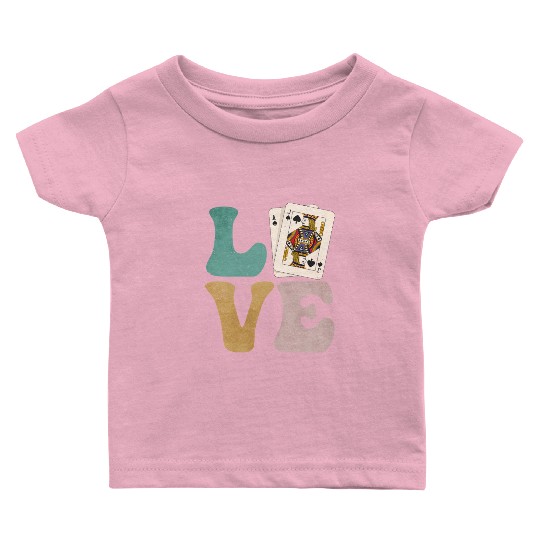 Blackjack Gambling Cards Baby T Shirts