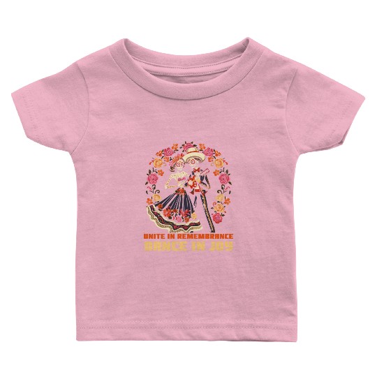 Dia De Los Muertos Sugar Skull Mexican Holiday Baby T Shirts