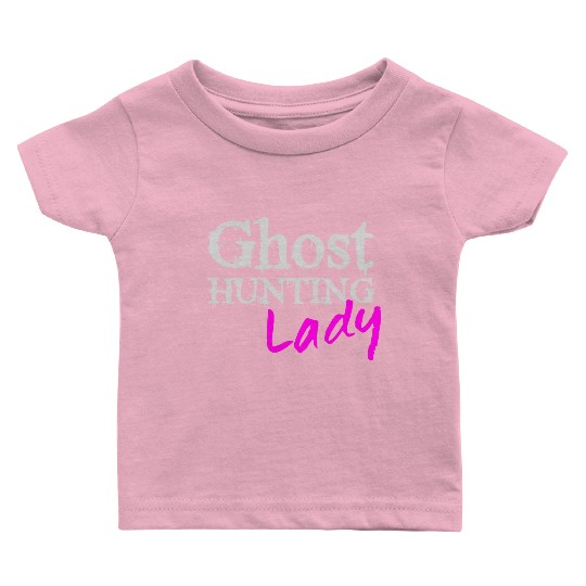 Ghost Hunting Lady Paranormal Investigator Baby T Shirts