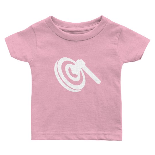 Axe Throwing Bullseye Target Hatchet Tomahawk Baby T Shirts