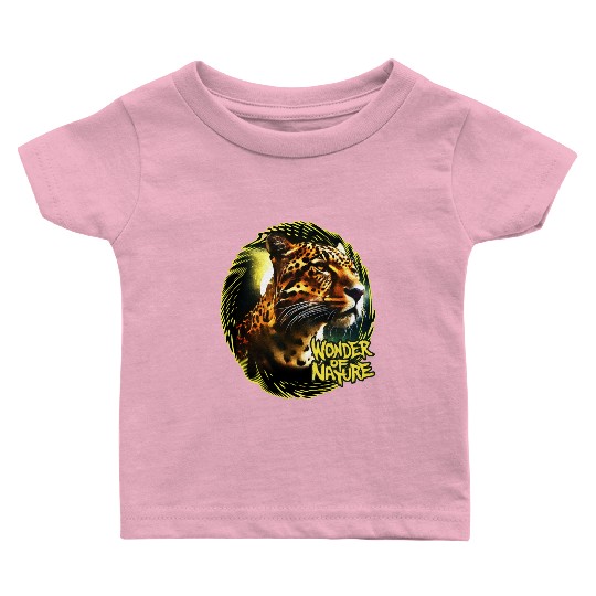 Moonlit Jaguar Baby T Shirts