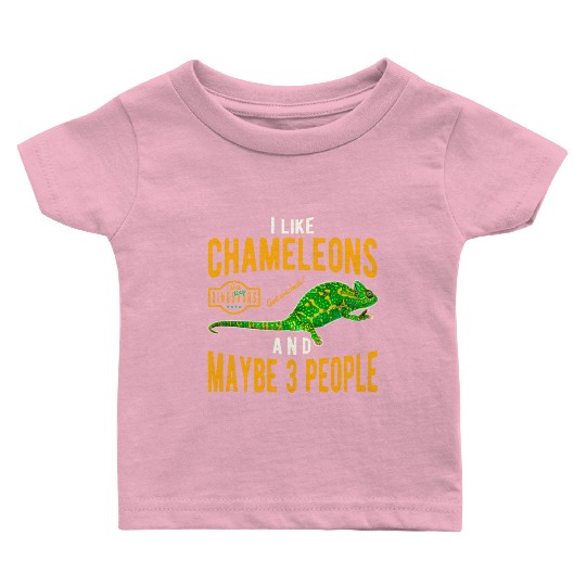 Chameleon Lizard Baby T Shirts