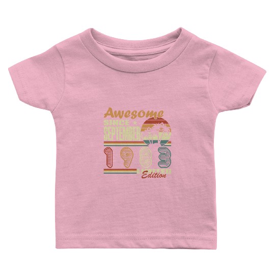 september 1983 Anniversary september 1983 septembe Baby T Shirts