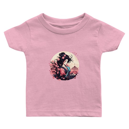 Geisha of Japan Baby T Shirts