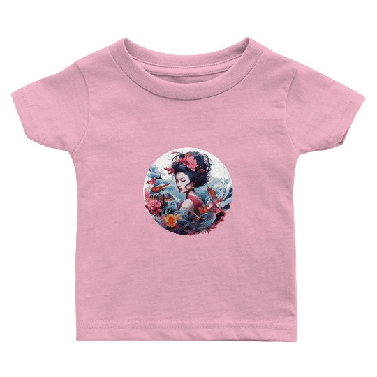 Geisha of Japan Baby T Shirts