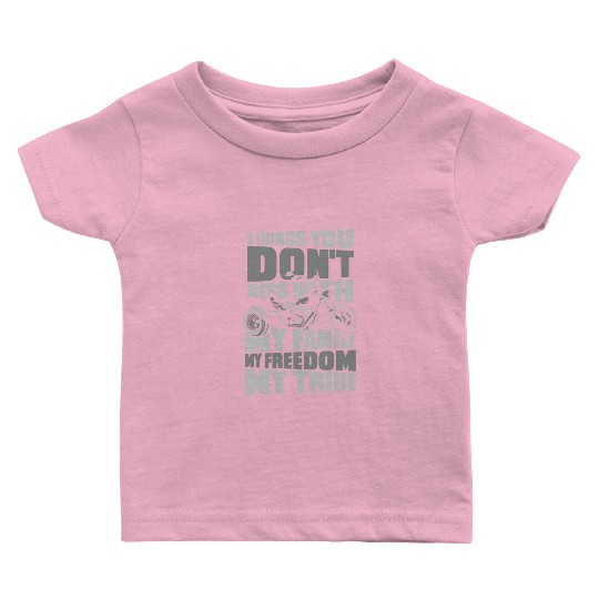 My Family My Freedom My Trike Motorcycle Baby T Shirts