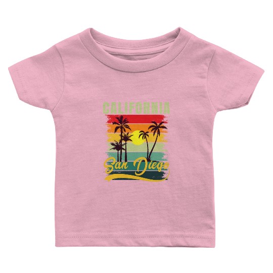 Friends Summer Travel Family Vacation san diego Baby T Shirts