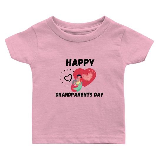 Happy Grandparents Day Baby T Shirts
