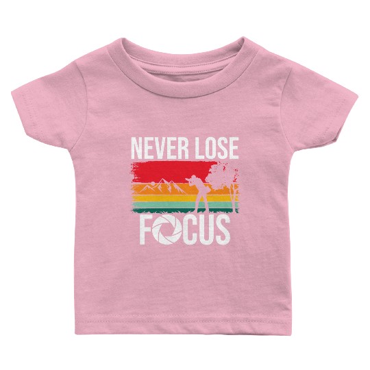 Funny Camera Photography Quote Gift Baby T Shirts