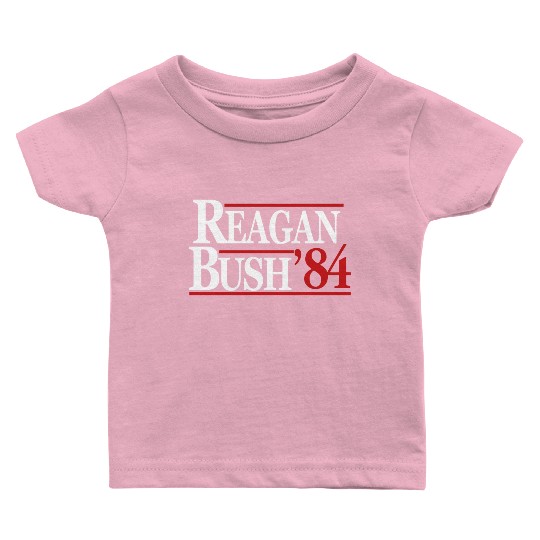 Reagan Bush 1984 V2 Baby T Shirts