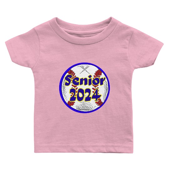 Baseball Senior Class of 2024 Baby T Shirts